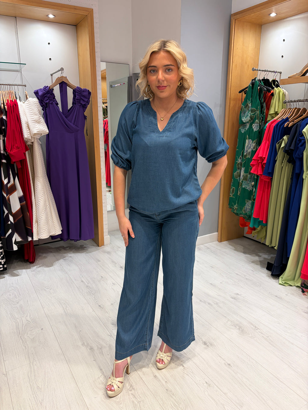 Smashed Lemon Denim Trousers