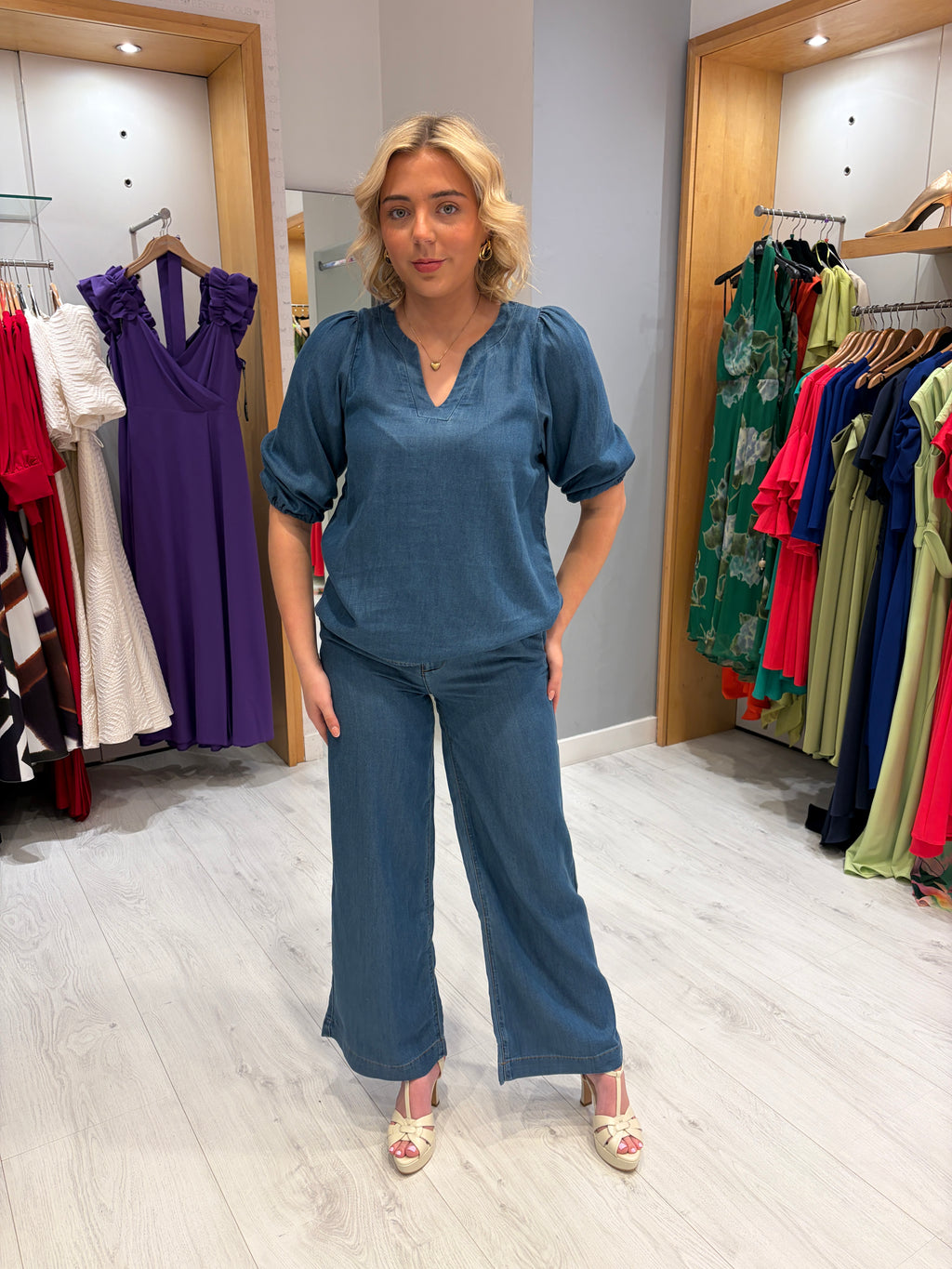 Smashed Lemon Denim Trousers