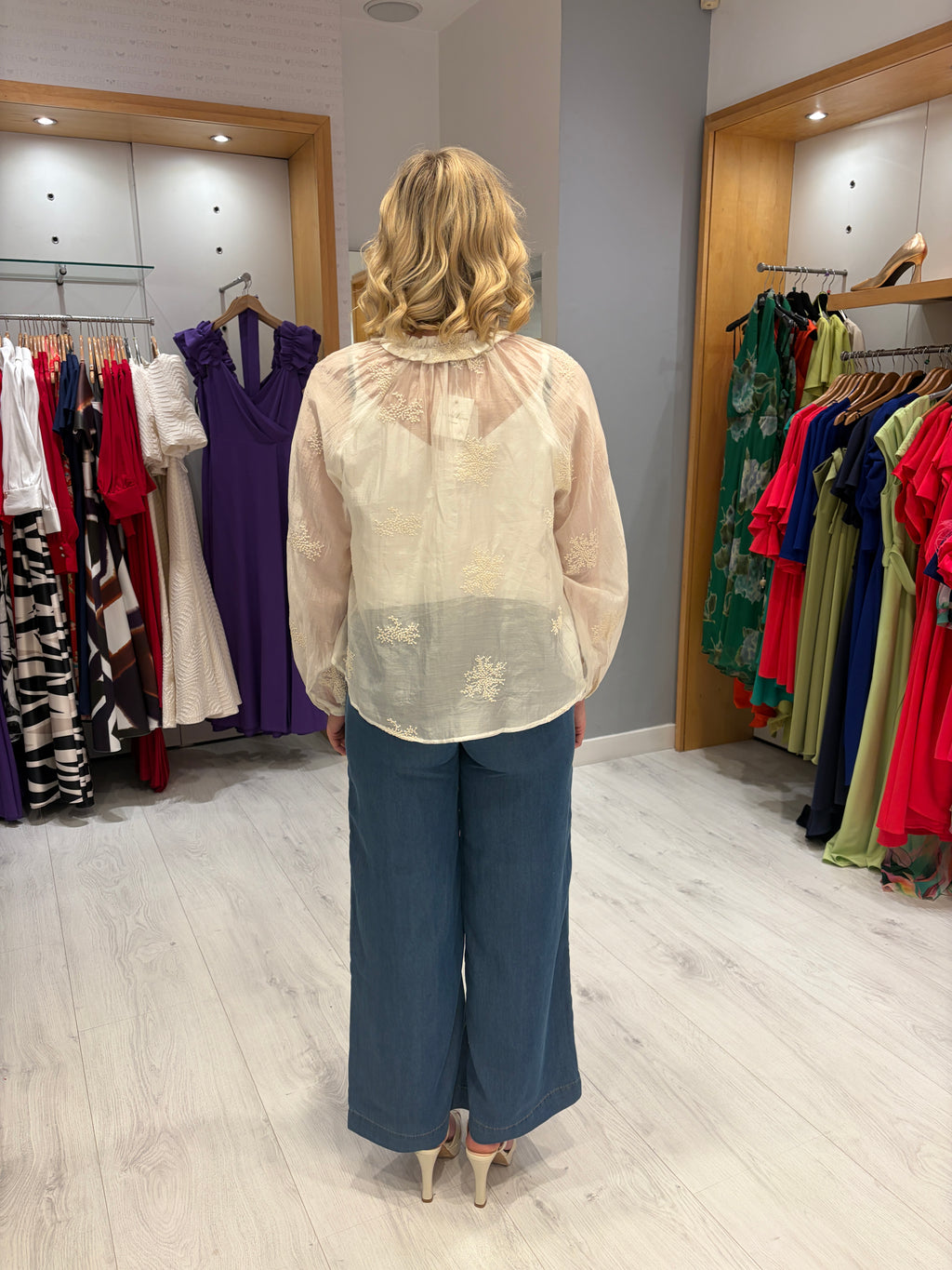 Smashed Lemon White Blouse