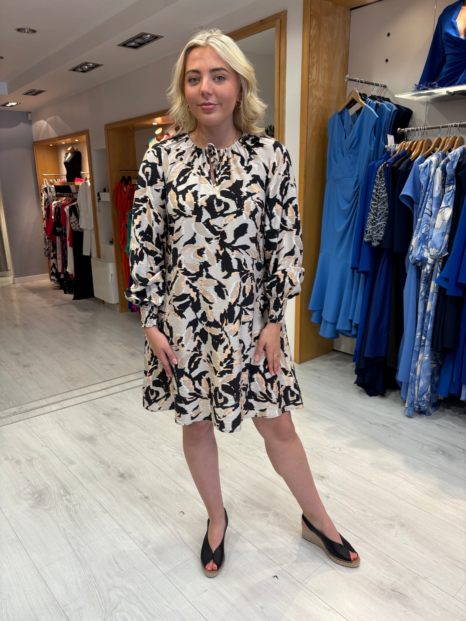 Kaffe Abstract Shift Dress