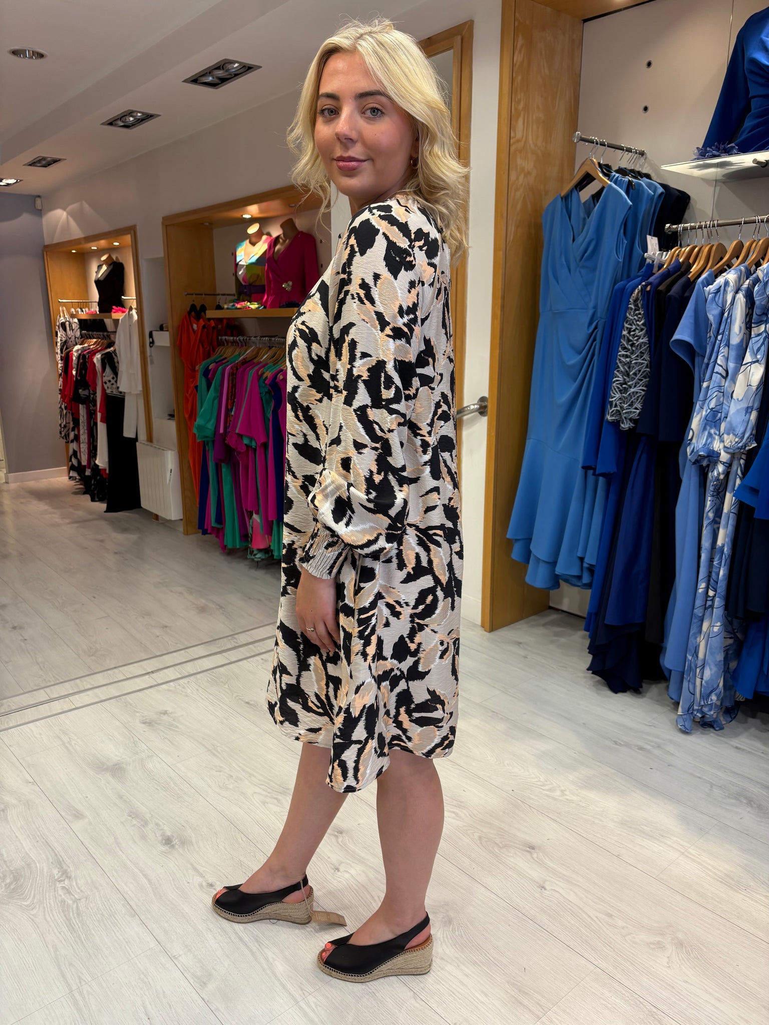 Kaffe Abstract Shift Dress
