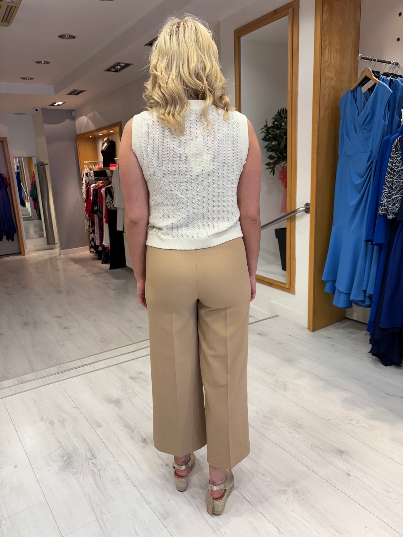 Soaked Cream Knit Waistcoat