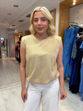 Soaked Camel Balloon Tank Top