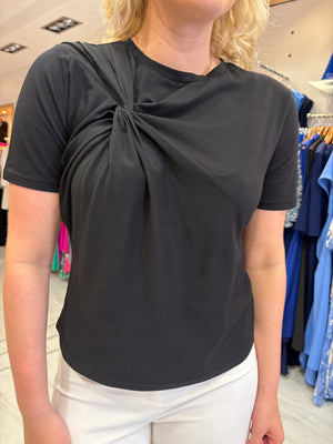 Kaffe Black Twist T-Shirt