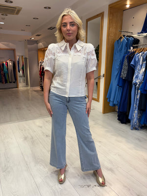 Karen By Simonsen Lace Detail Shirt