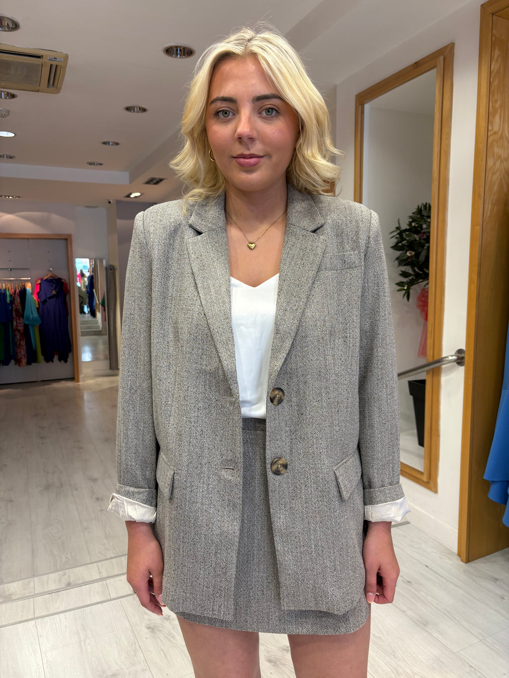 Karen By Simonsen Oatmeal Blazer