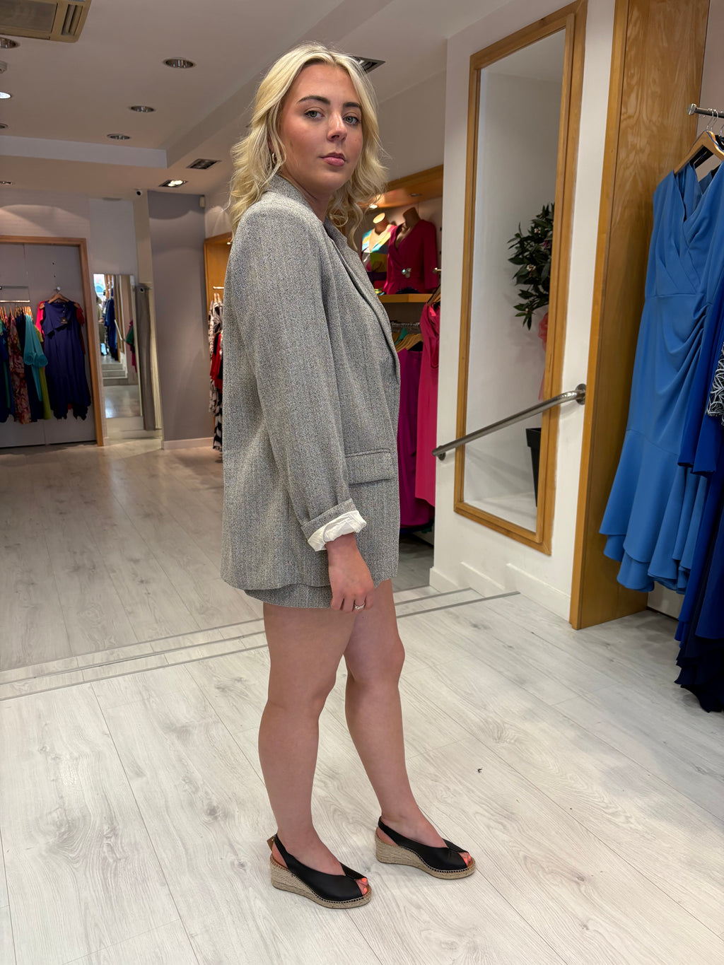 Karen By Simonsen Oatmeal Blazer