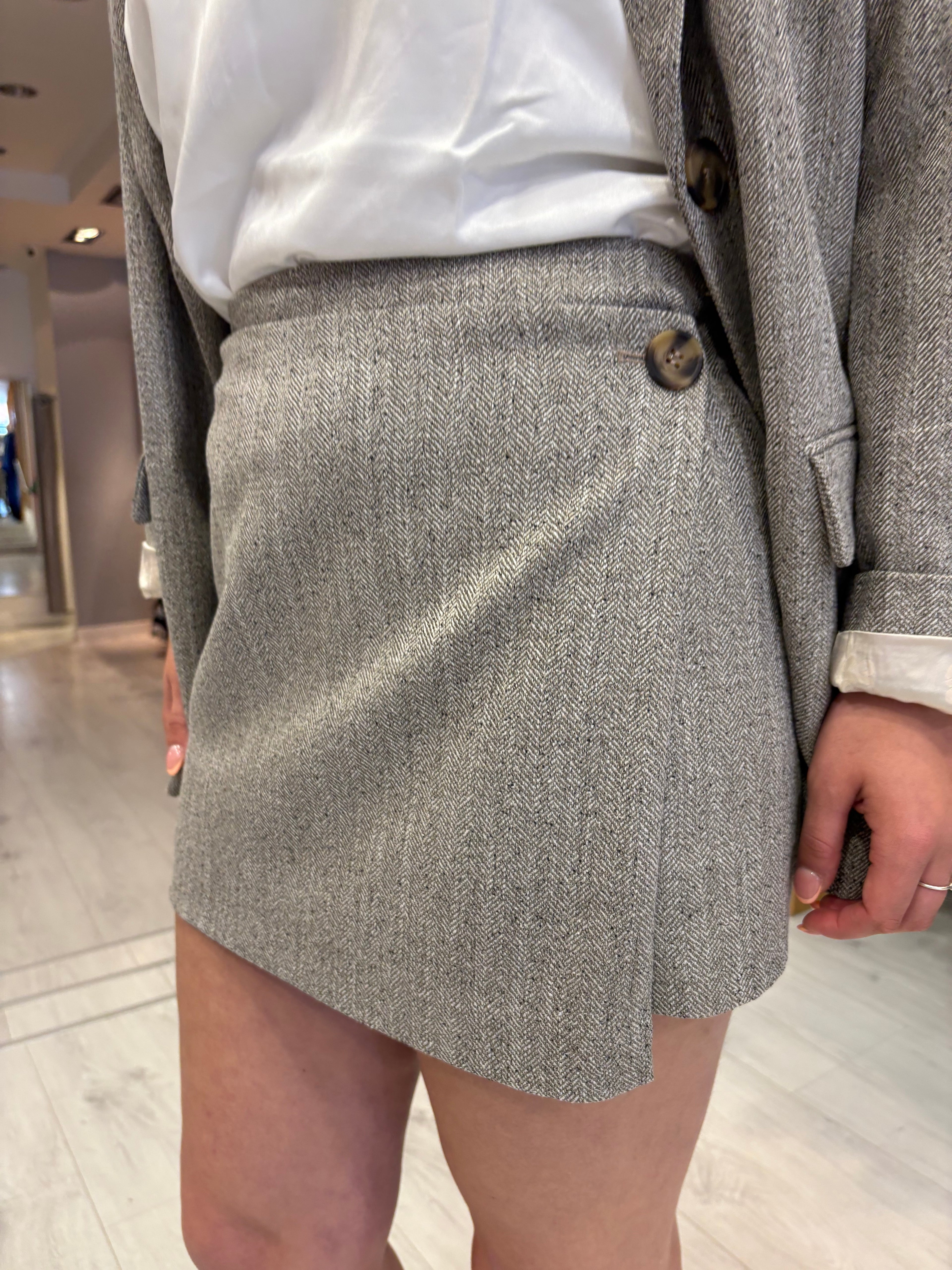 Karen By Simonsen Oatmeal Skirt