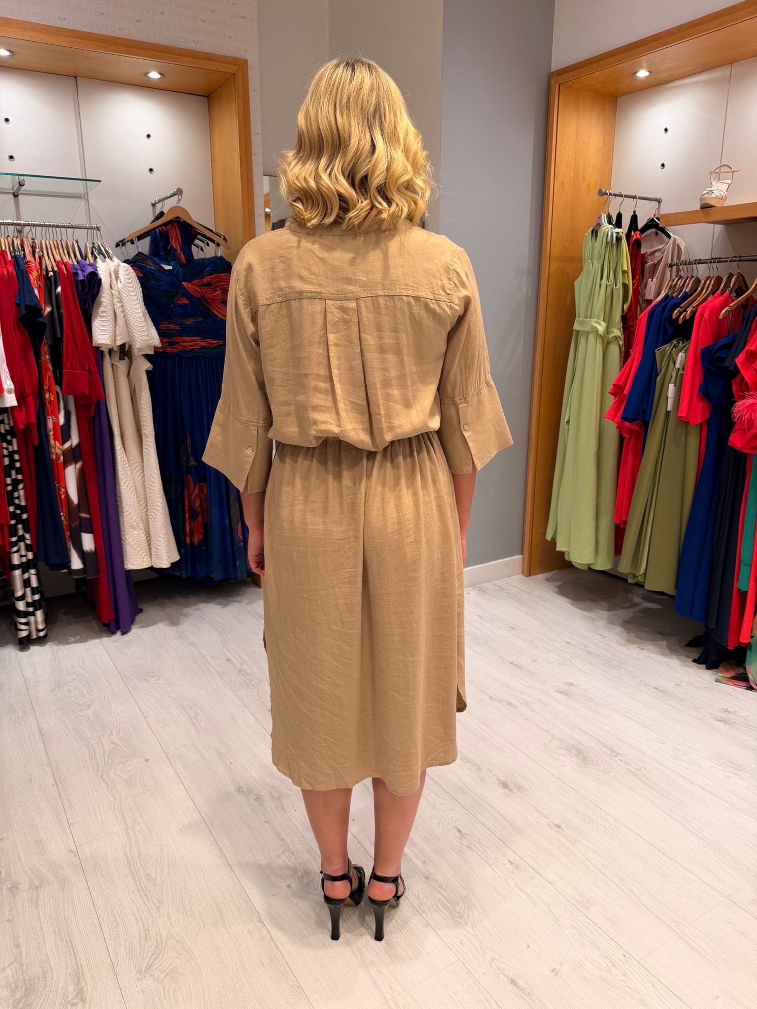 Soaked Beige Dress