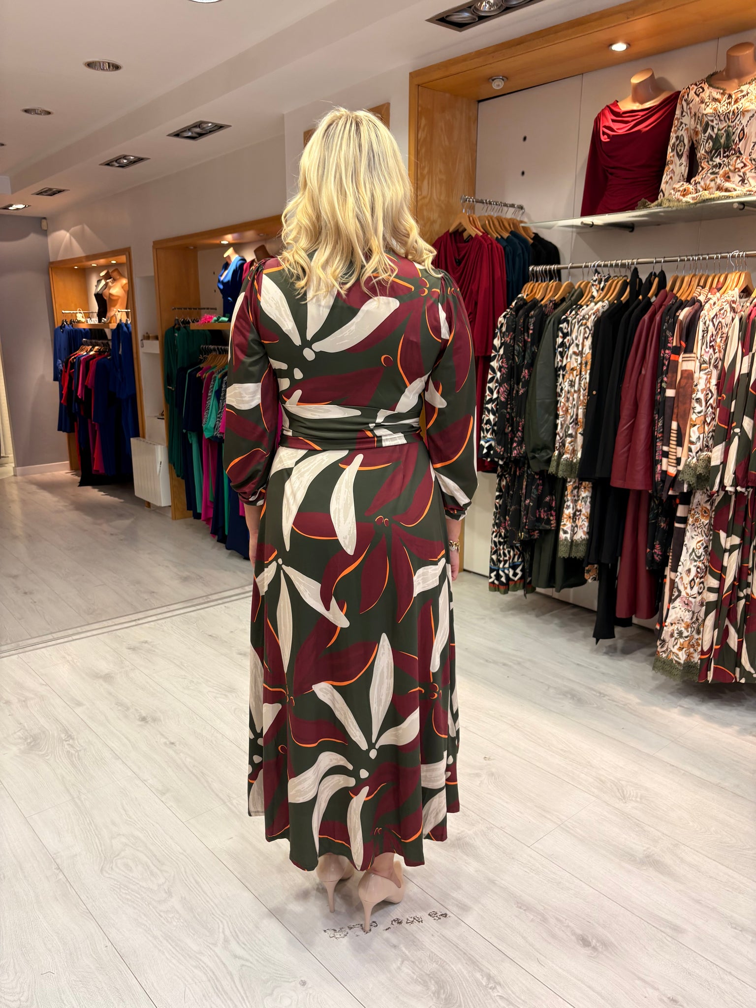 K Design Floral Style Maxi Dress