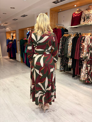 K Design Floral Style Maxi Dress