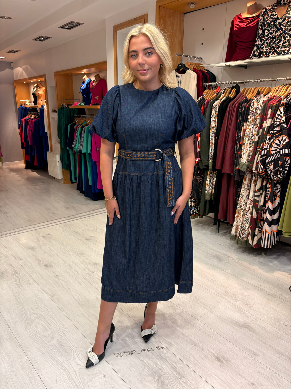 Emily Lovelock Denim Dress