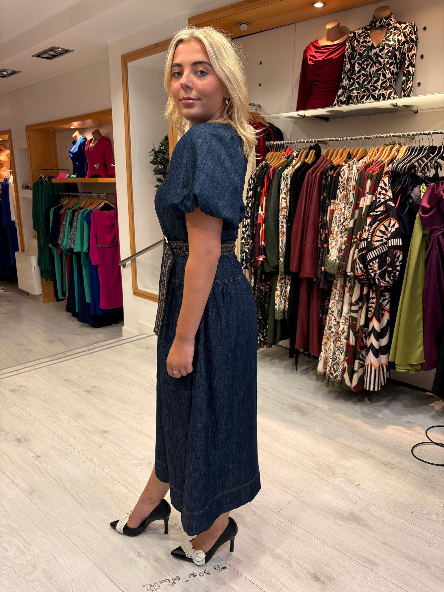 Emily Lovelock Denim Dress