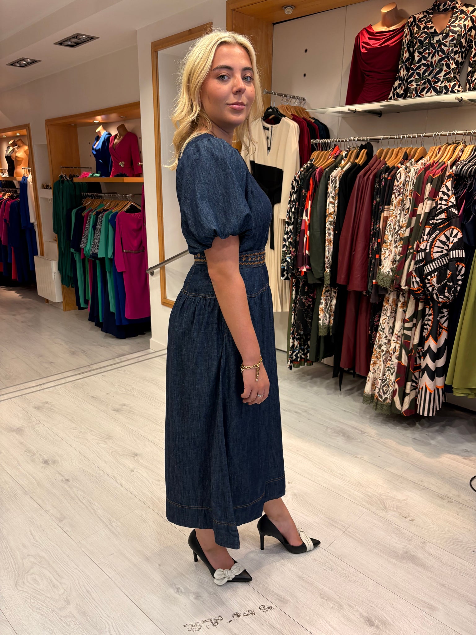 Emily Lovelock Denim Dress