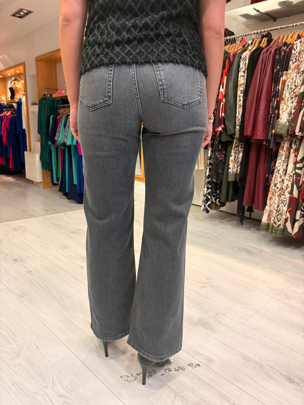 My Essential Wardrobe Dark Grey Jeans