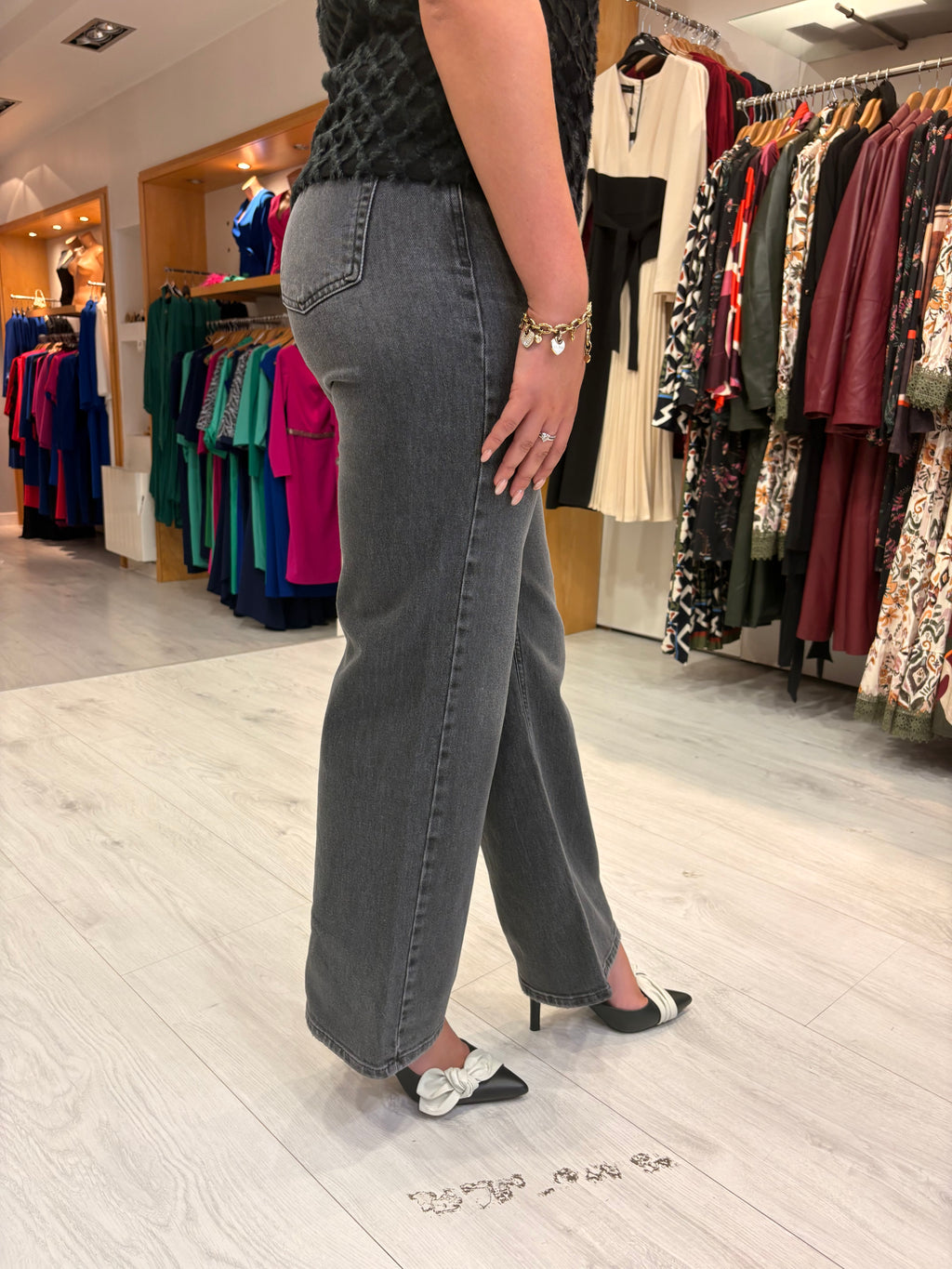 My Essential Wardrobe Dark Grey Jeans