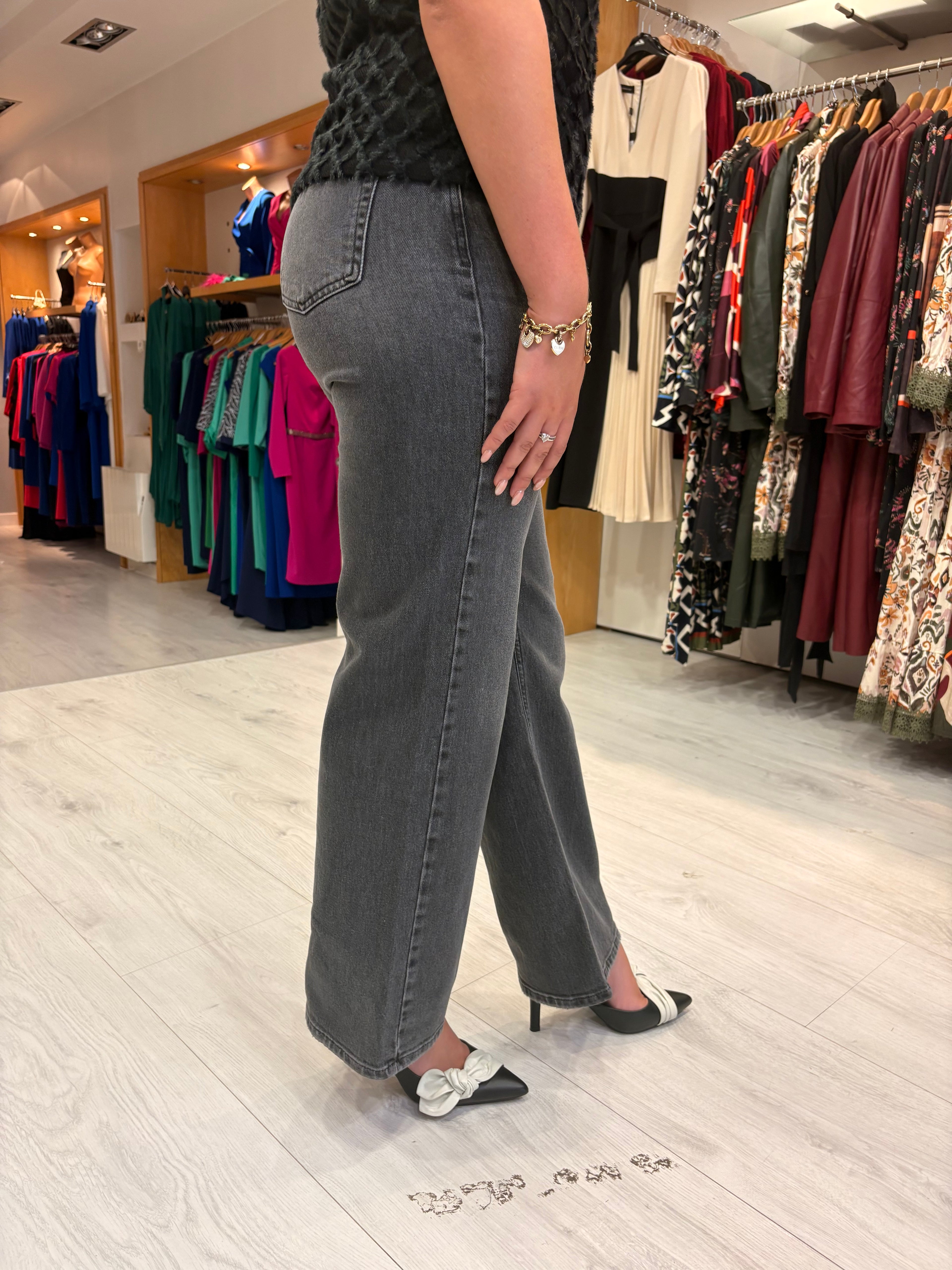 My Essential Wardrobe Dark Grey Jeans