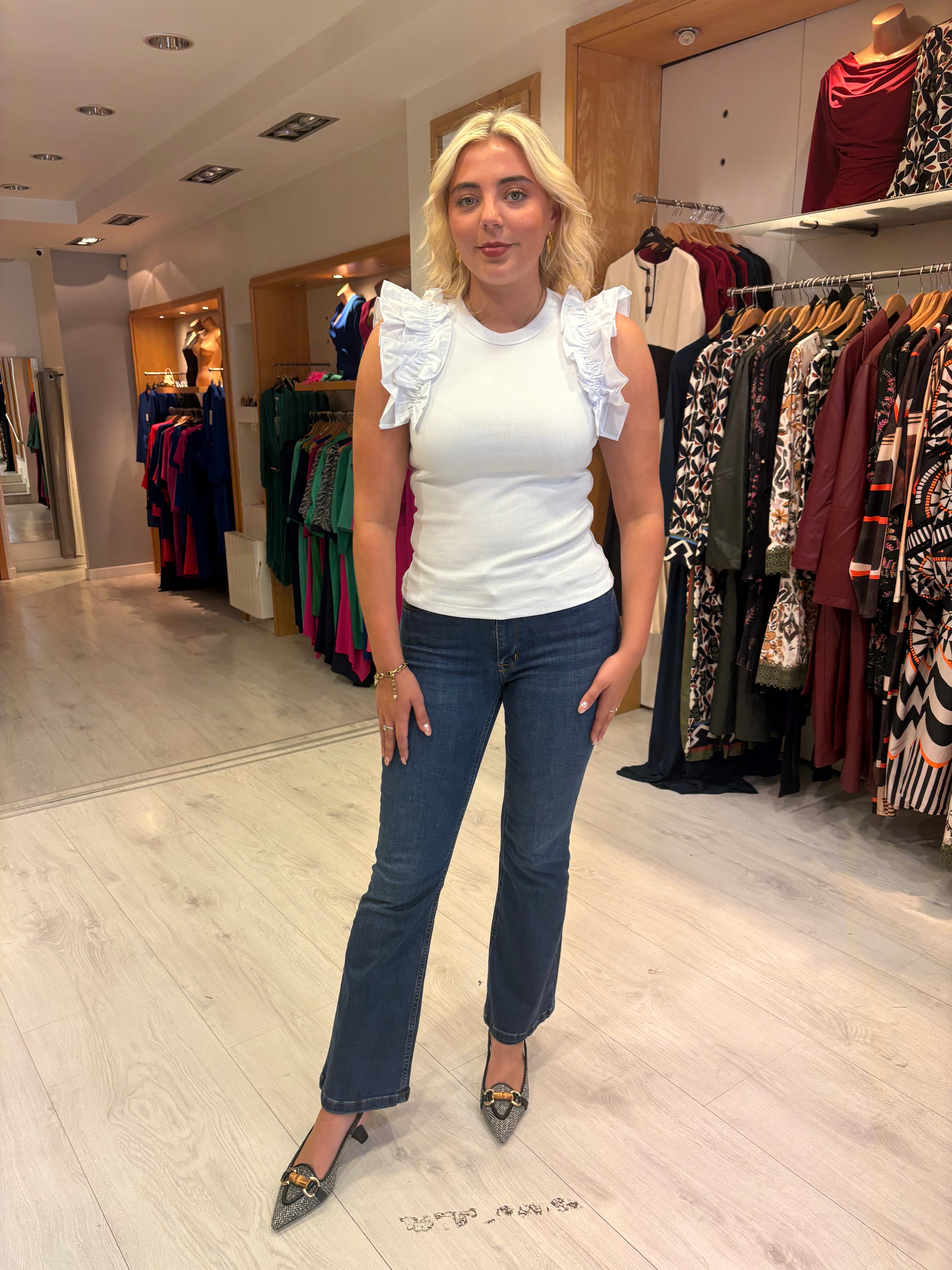 My Essential Wardrobe Blue Bootcut Jeans