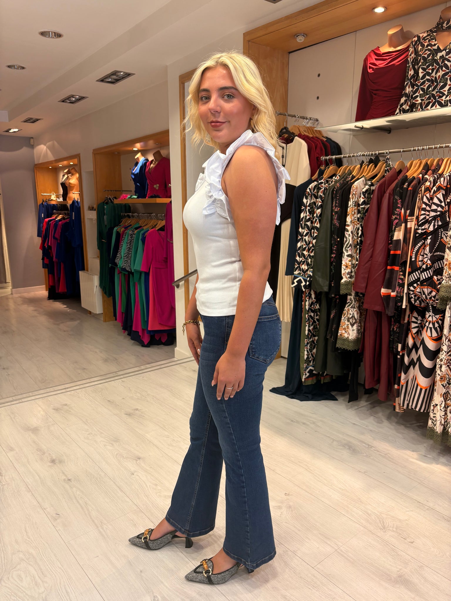 My Essential Wardrobe Blue Bootcut Jeans