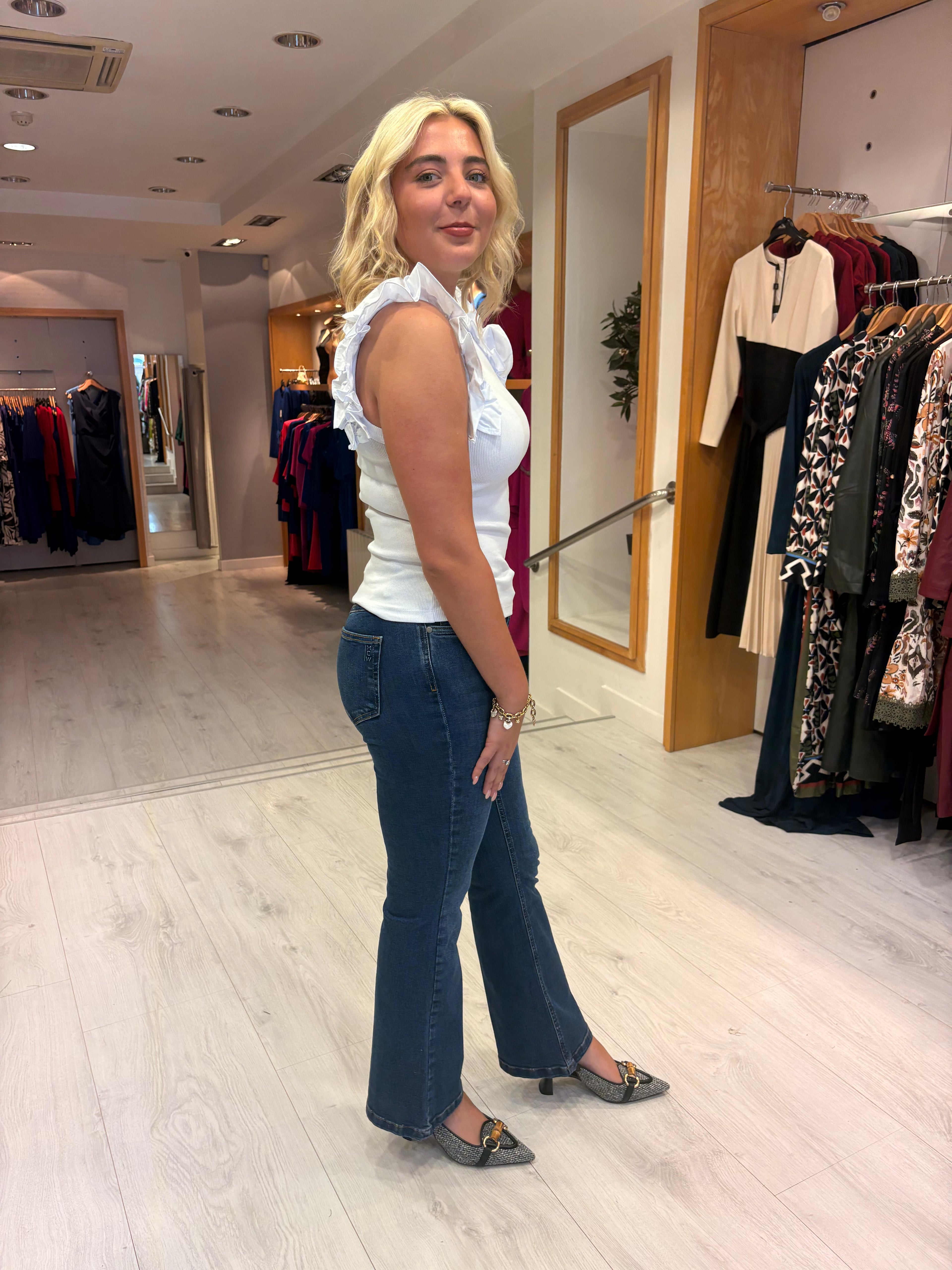 My Essential Wardrobe Blue Bootcut Jeans