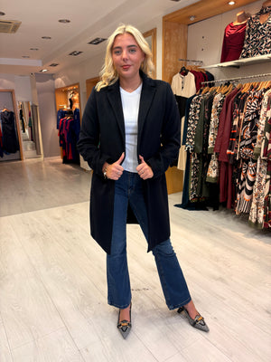 Hv Polo Navy Coat with Detachable Inner layer