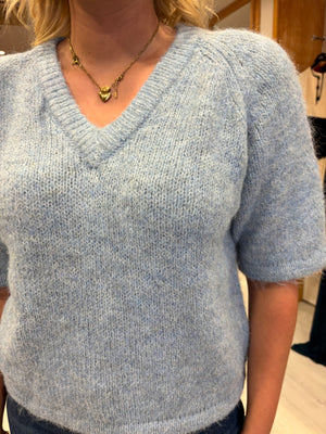 Kaffe Blue Soft-touch knit