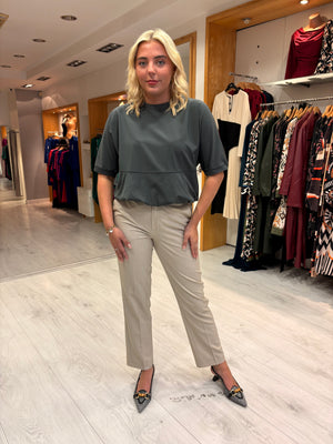 Kaffe Feather Sakura Zip Trousers