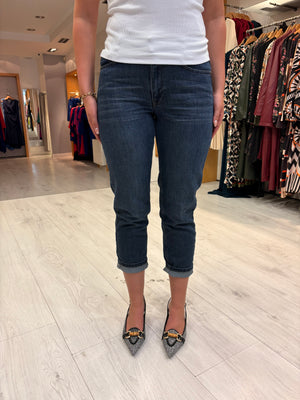 My Essential Dark Blue Mom Jeans