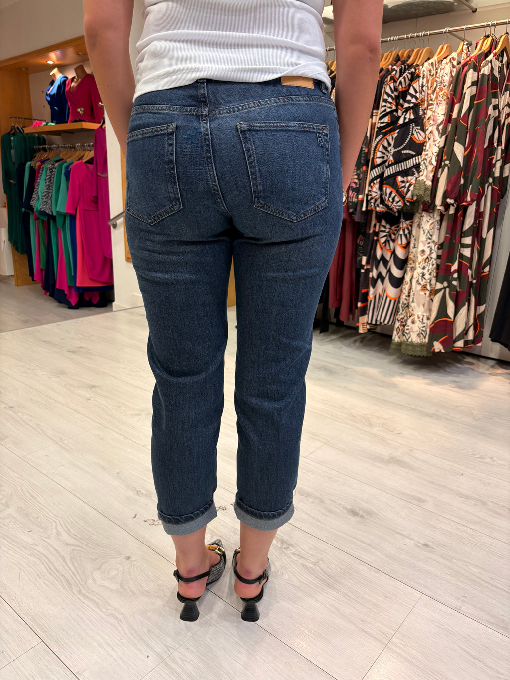 My Essential Dark Blue Mom Jeans