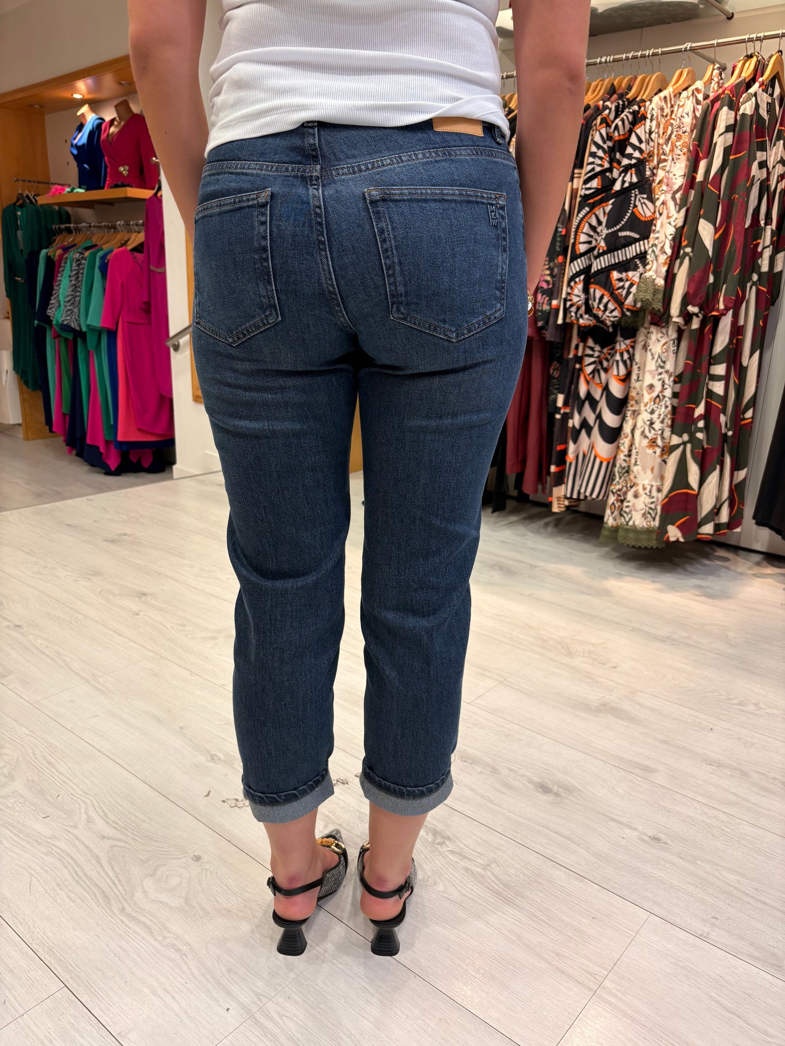My Essential Dark Blue Mom Jeans