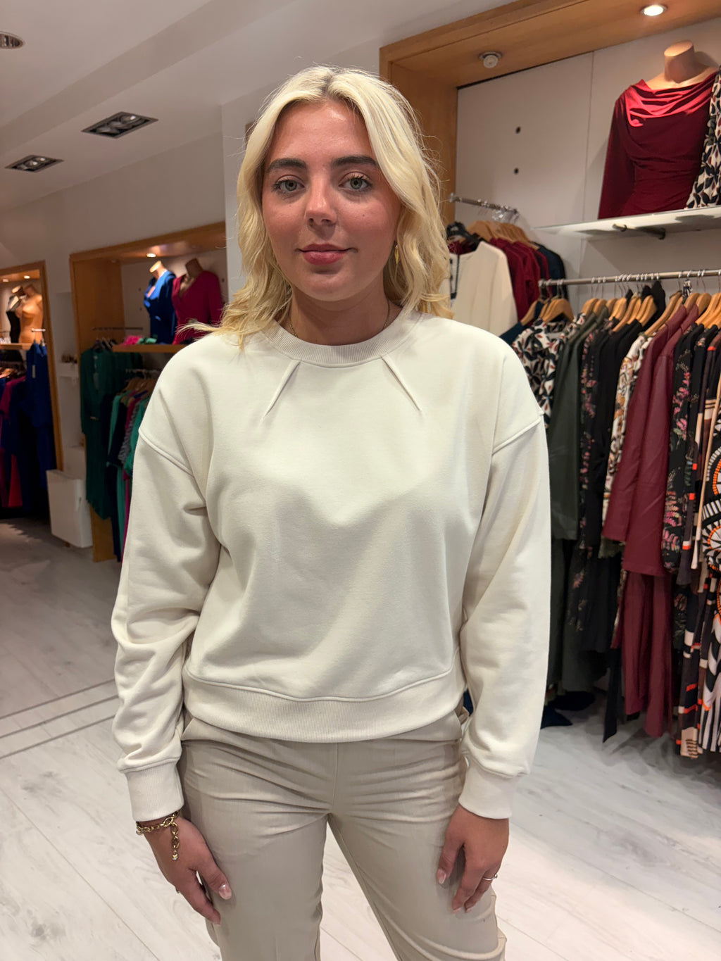 Yaya Cream Sweater