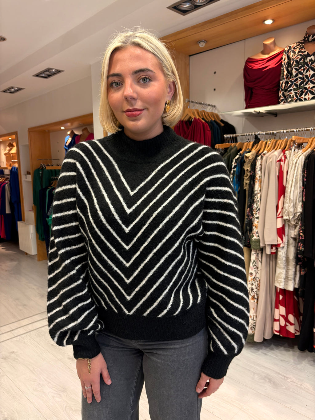 Karen By Simonsen chevron sweater