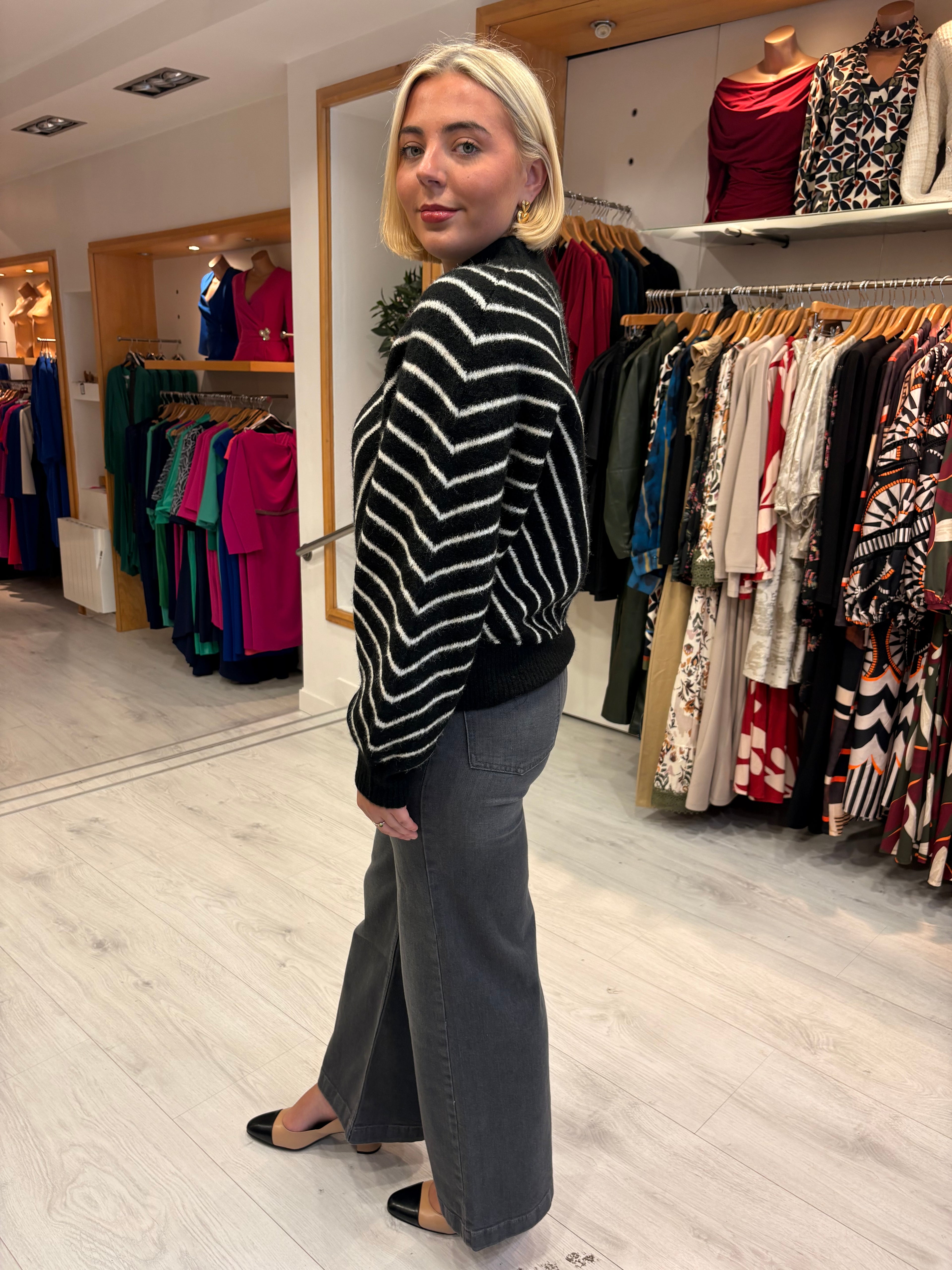 Karen By Simonsen chevron sweater