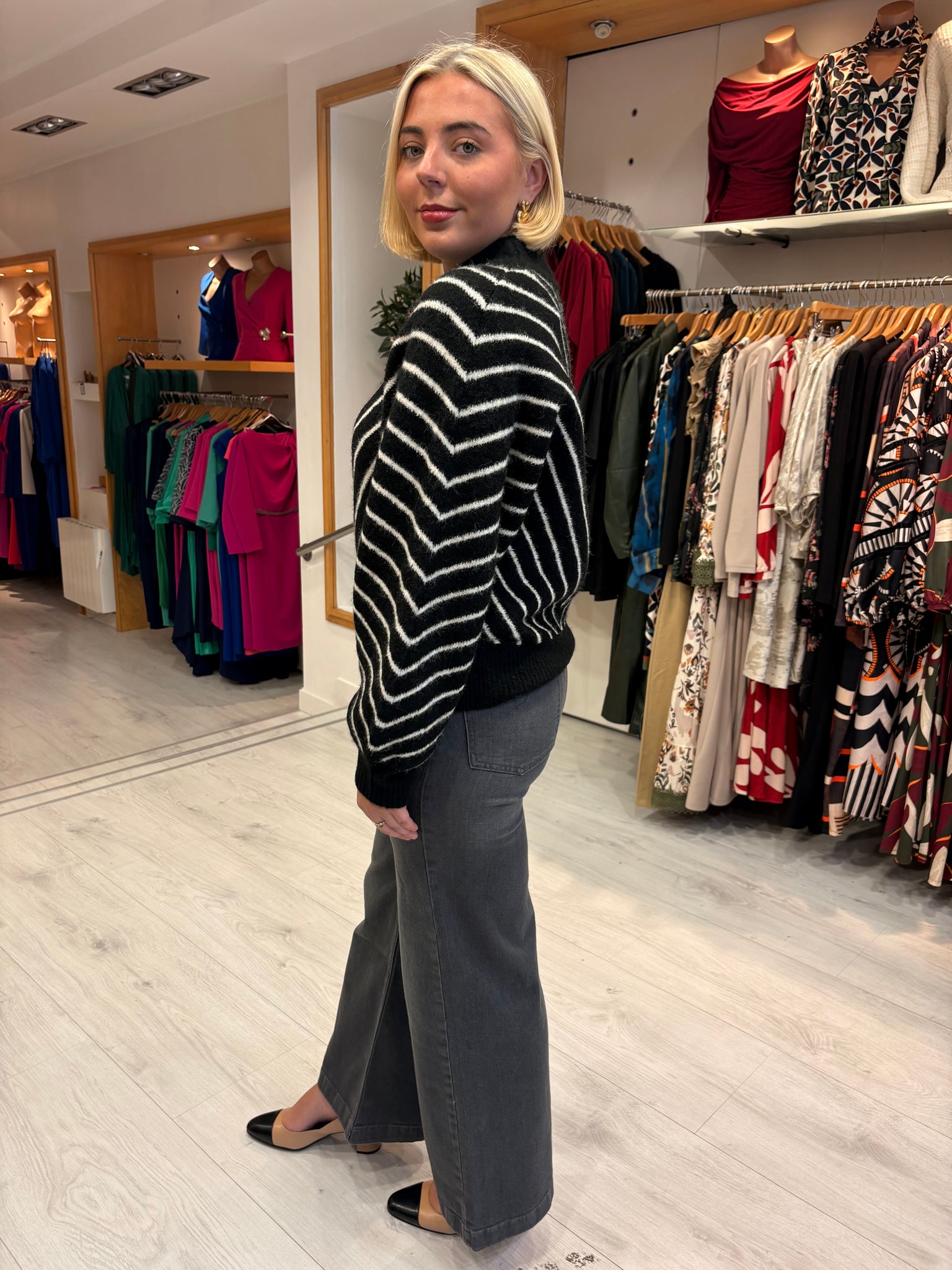 Karen By Simonsen chevron sweater