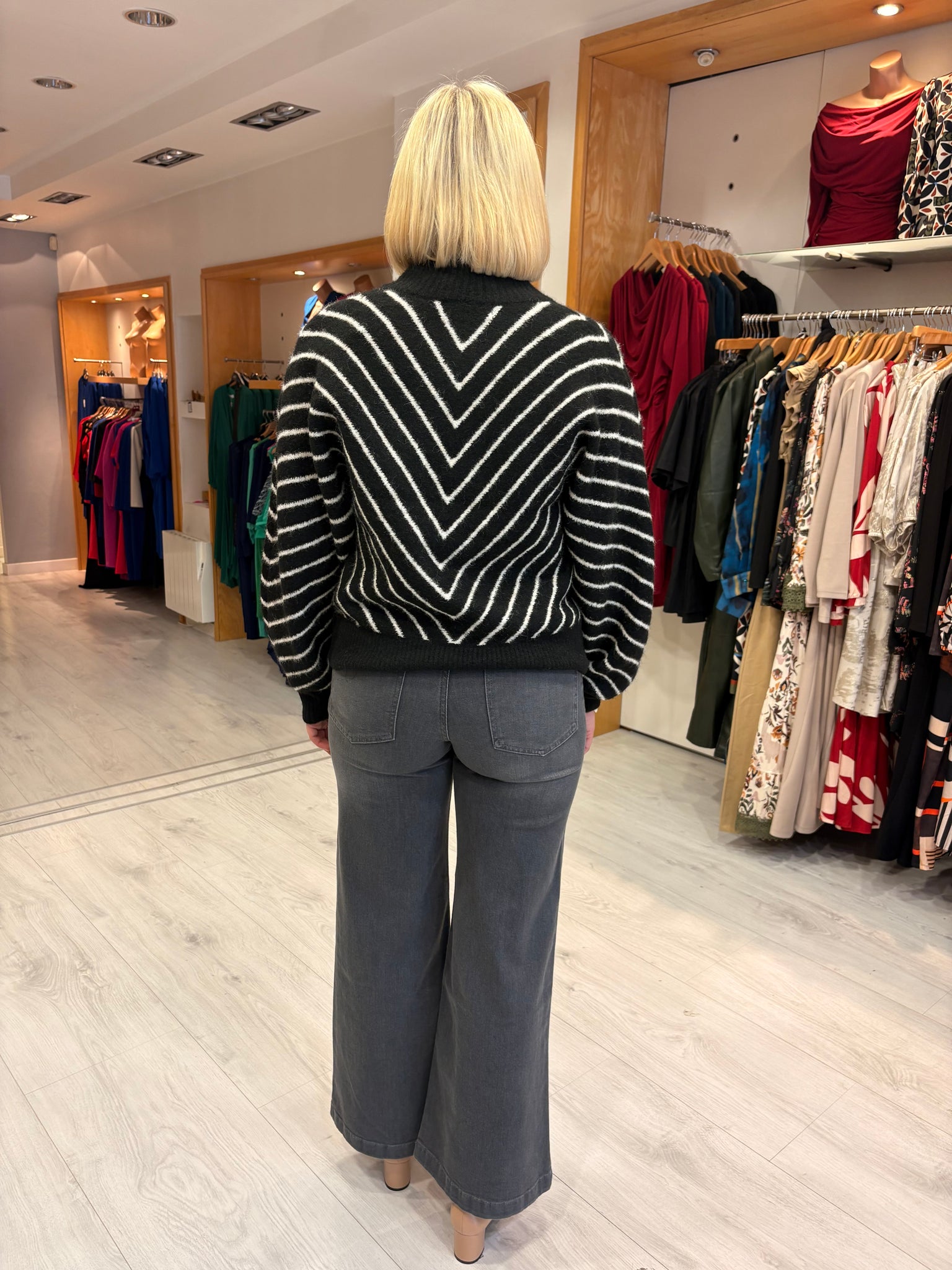 Karen By Simonsen chevron sweater