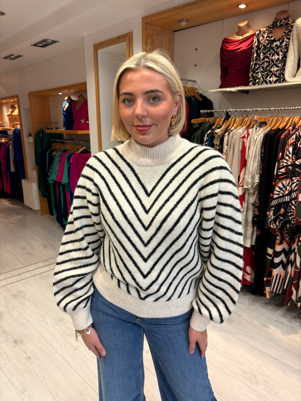 Karen By Simonsen chevron sweater
