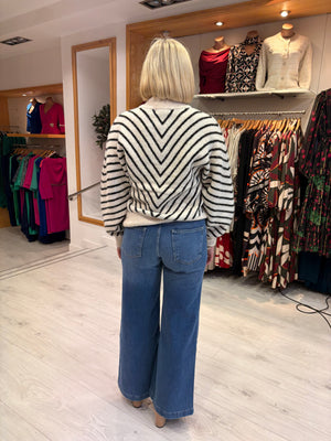 Karen By Simonsen chevron sweater