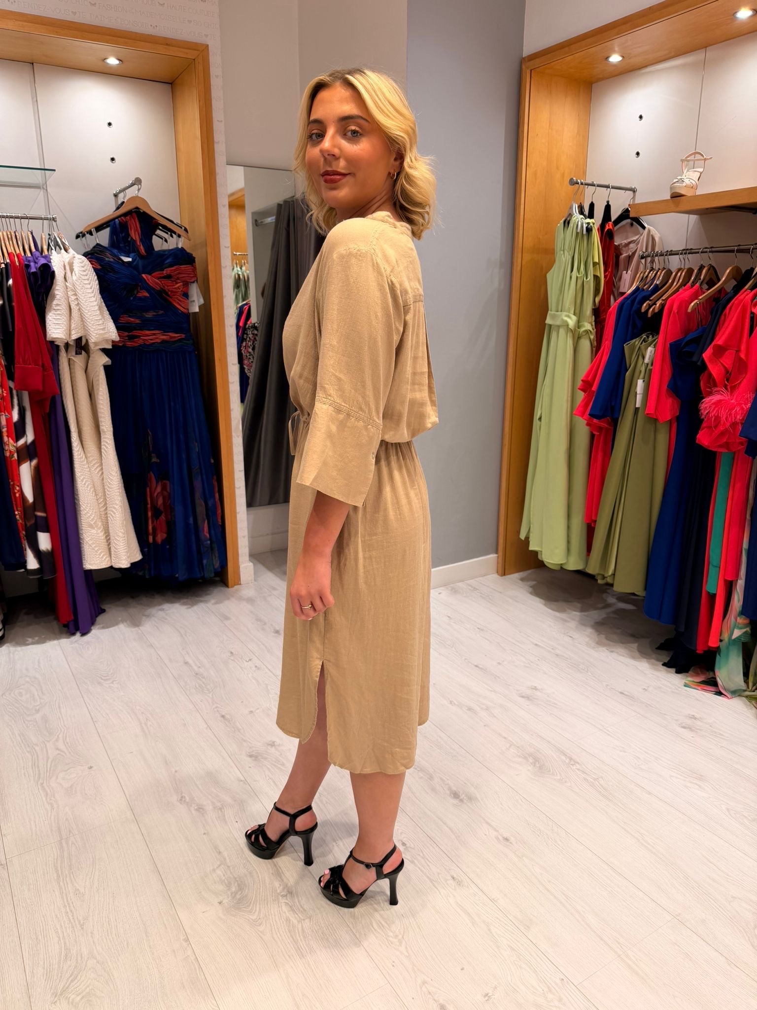 Soaked Beige Dress