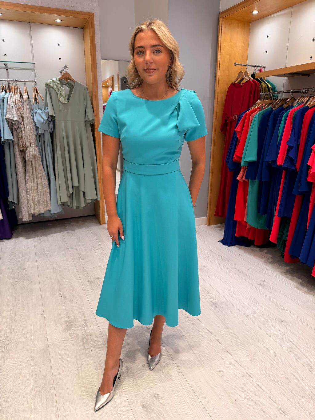 Casting Turquoise Dress