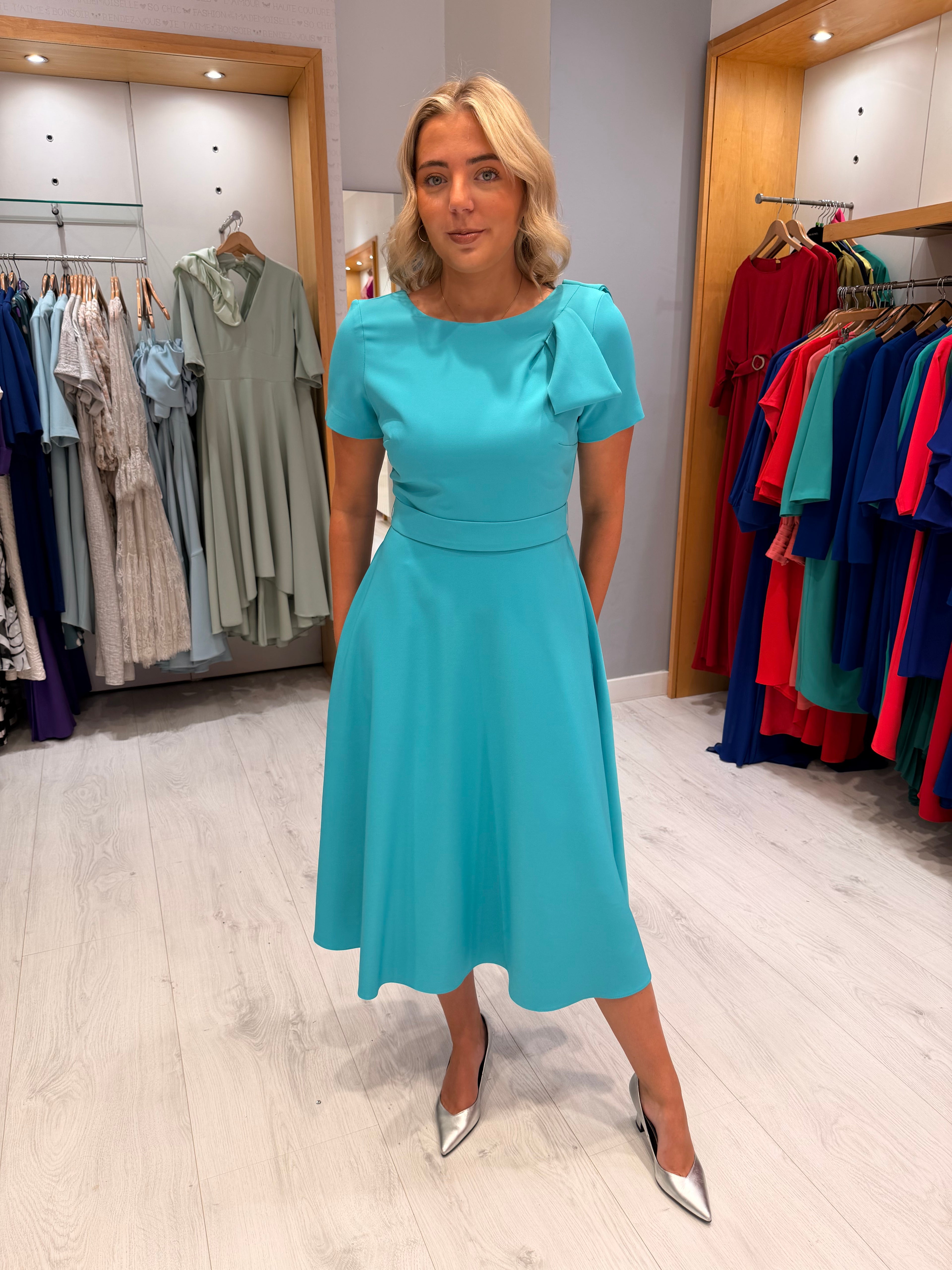 Casting Turquoise Dress