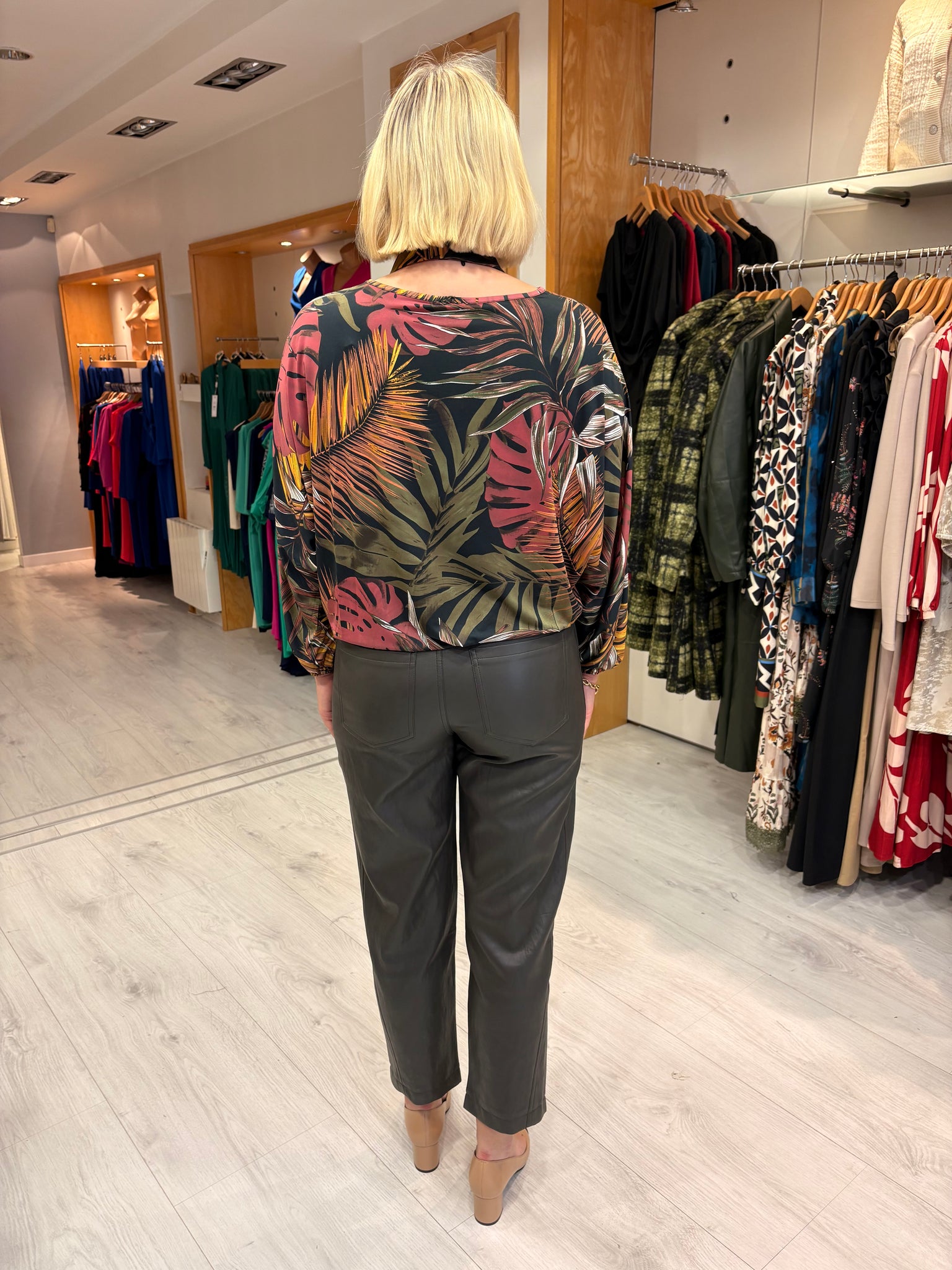 K Design Multicolour Tropical Print Blouse
