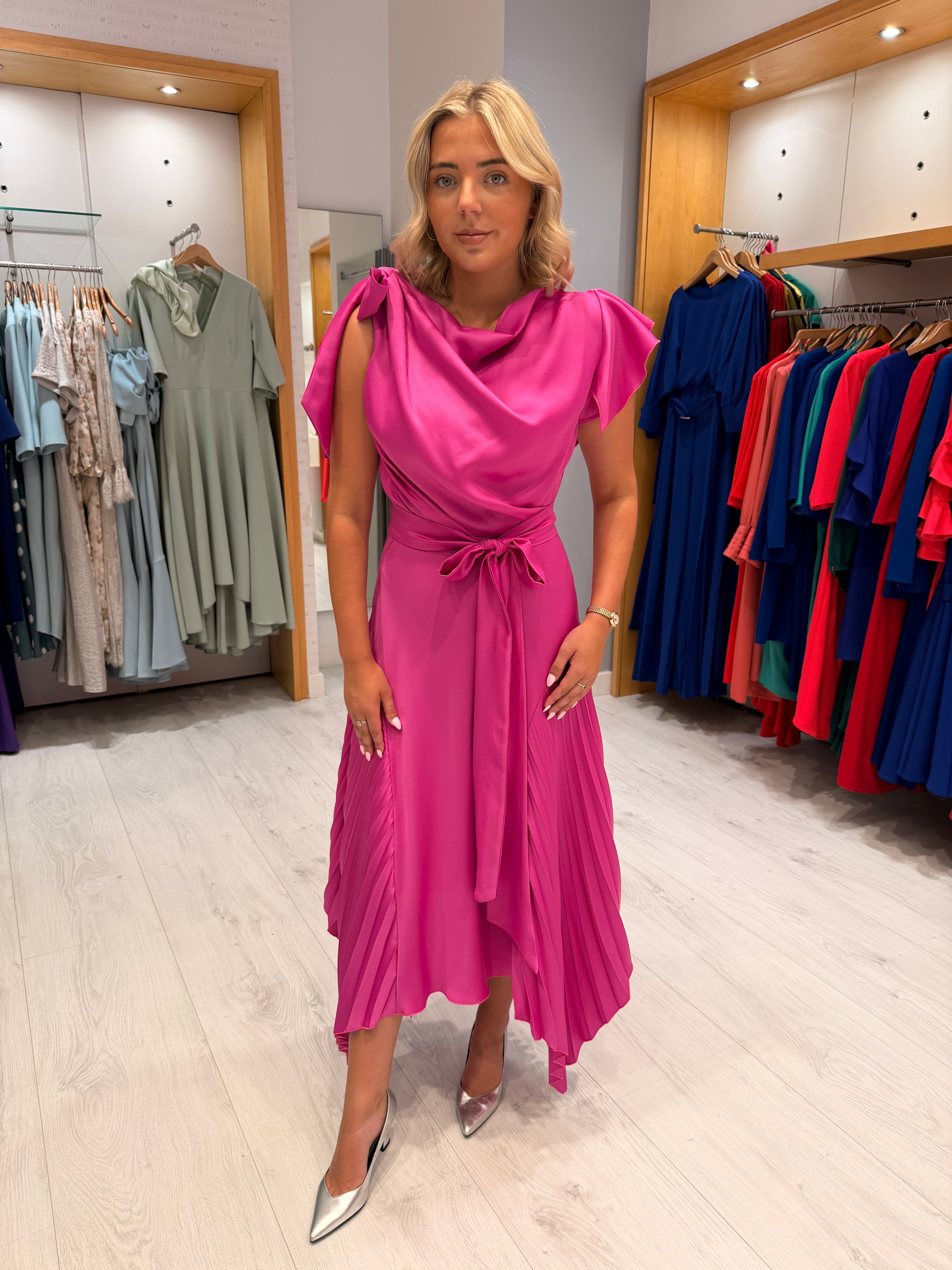Kevan Jon Fuschia Dress