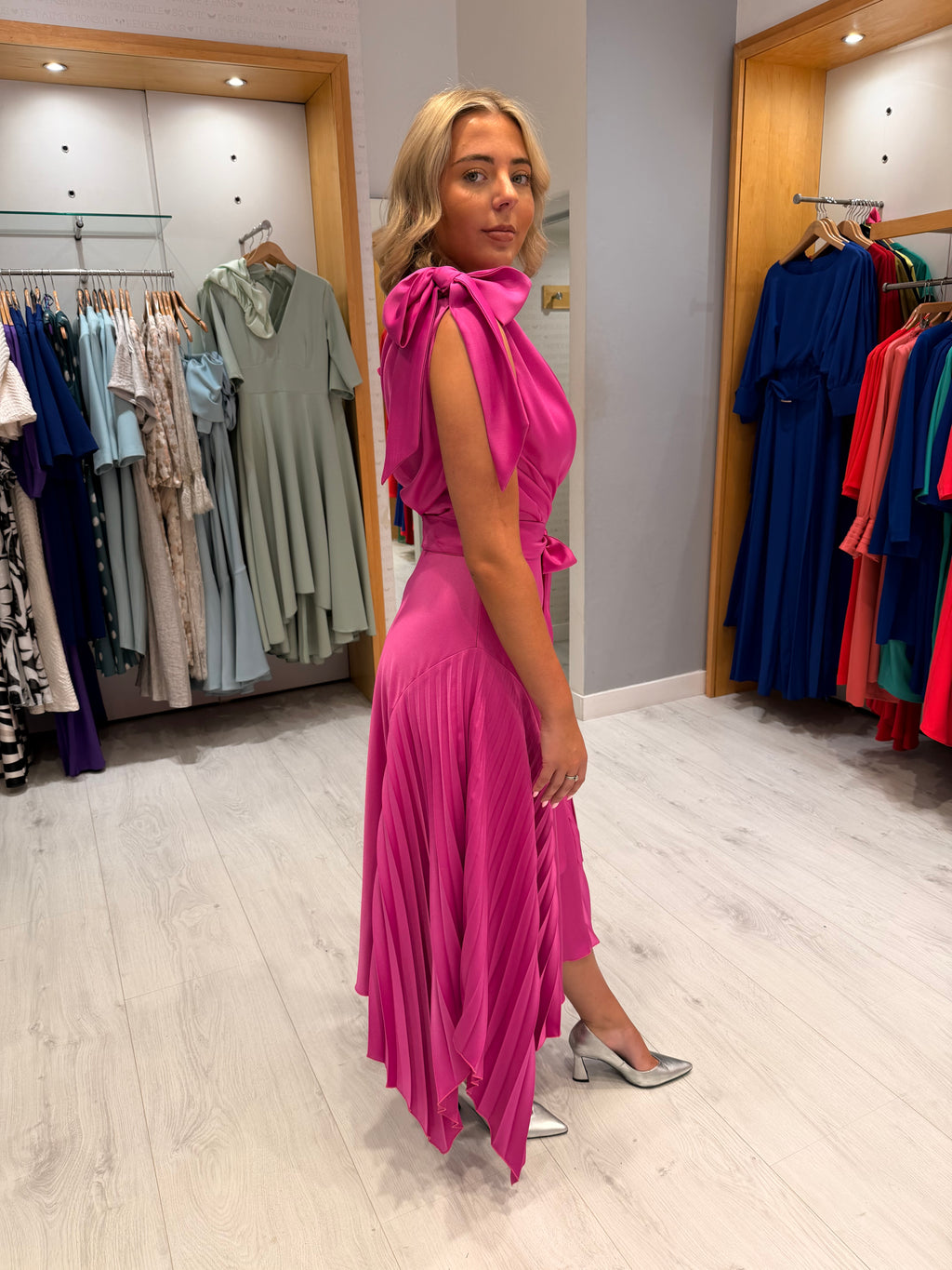 Kevan Jon Fuschia Dress