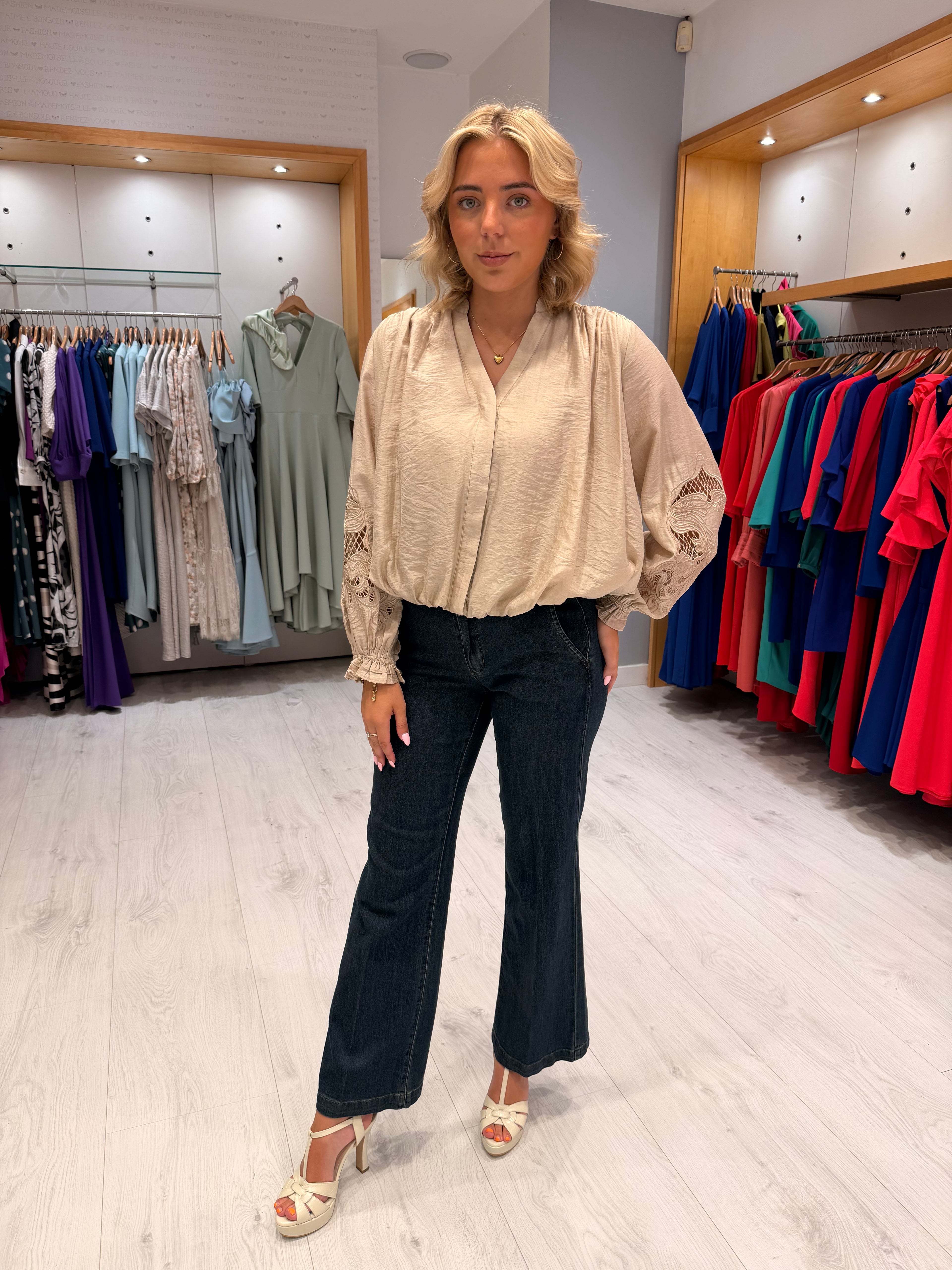 Co'Couture Mink Balloon Top