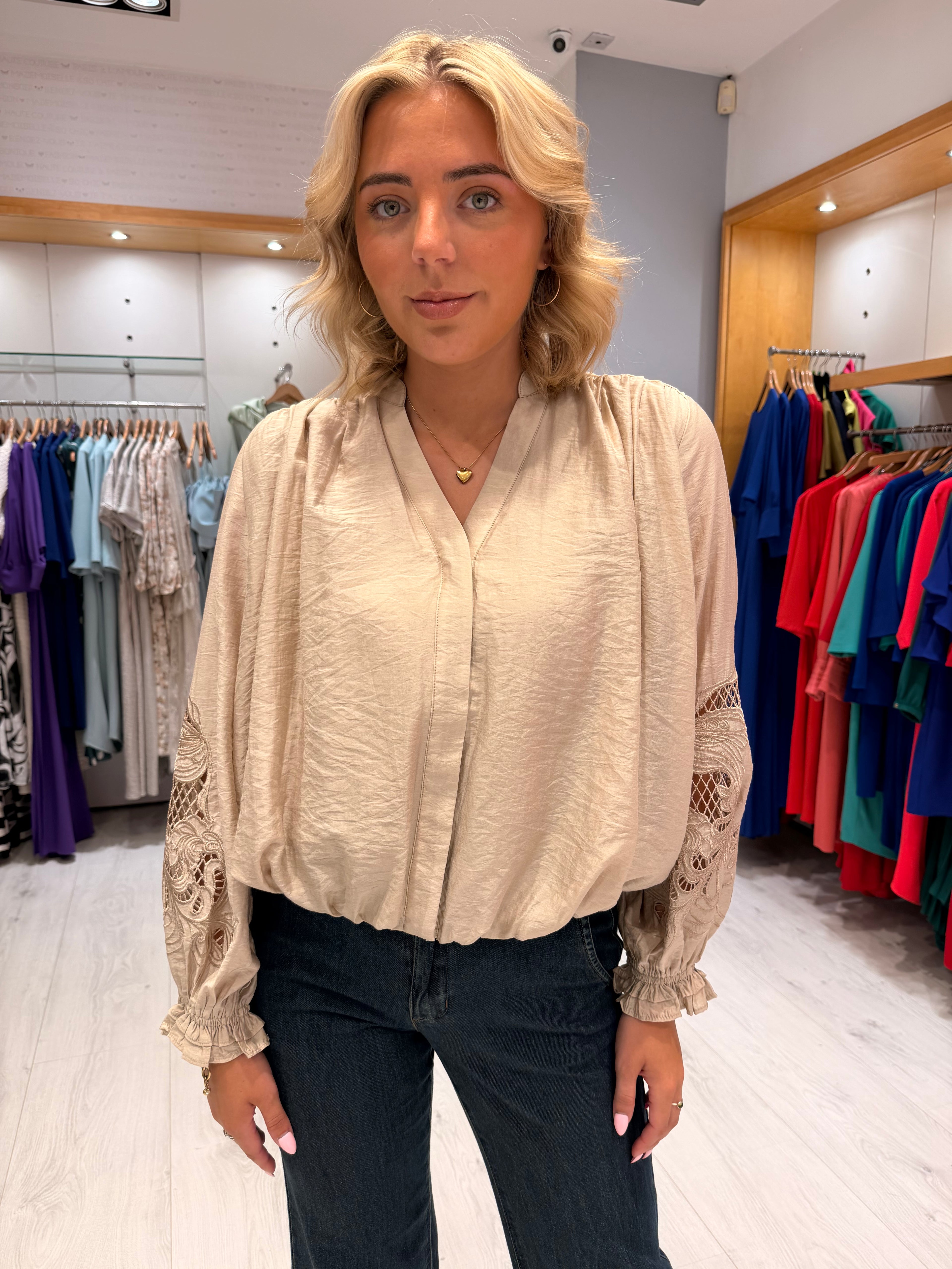 Co'Couture Mink Balloon Top