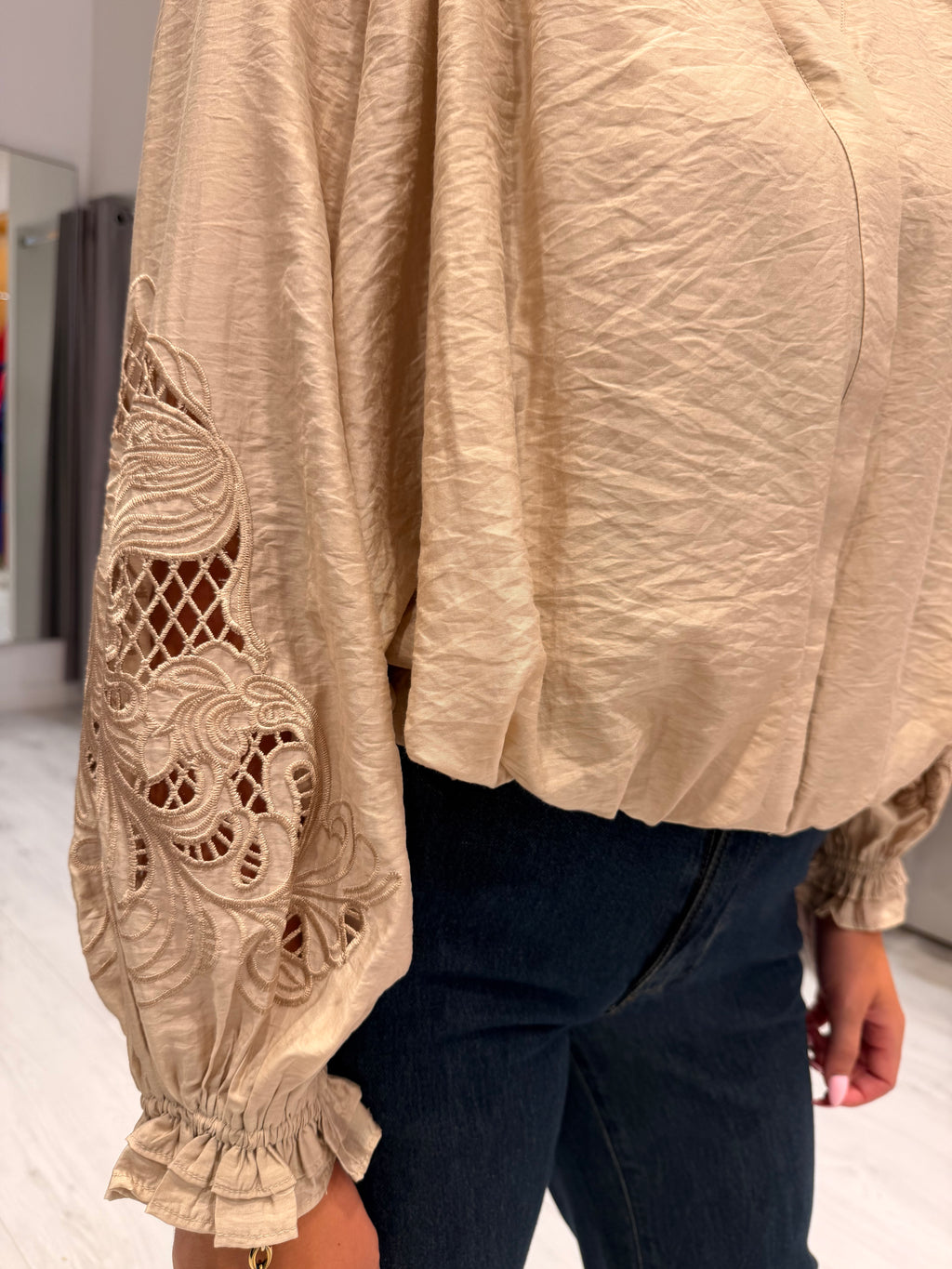Co'Couture Mink Balloon Top