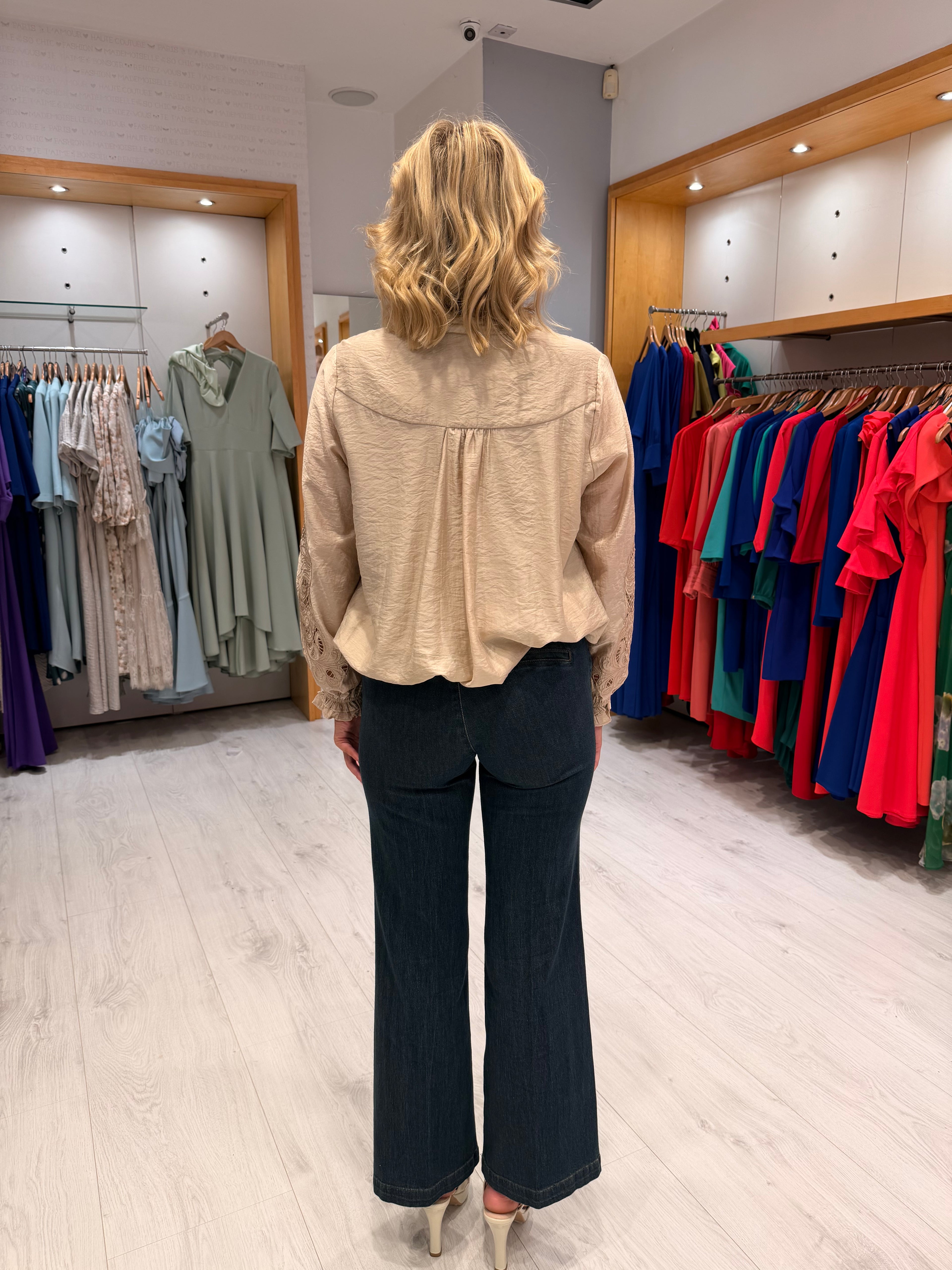 Co'Couture Mink Balloon Top