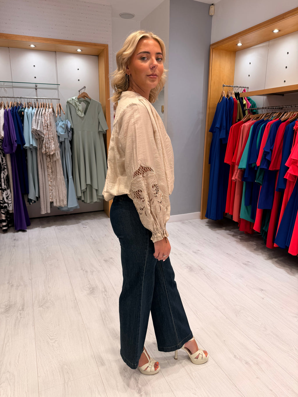 Co'Couture Mink Balloon Top