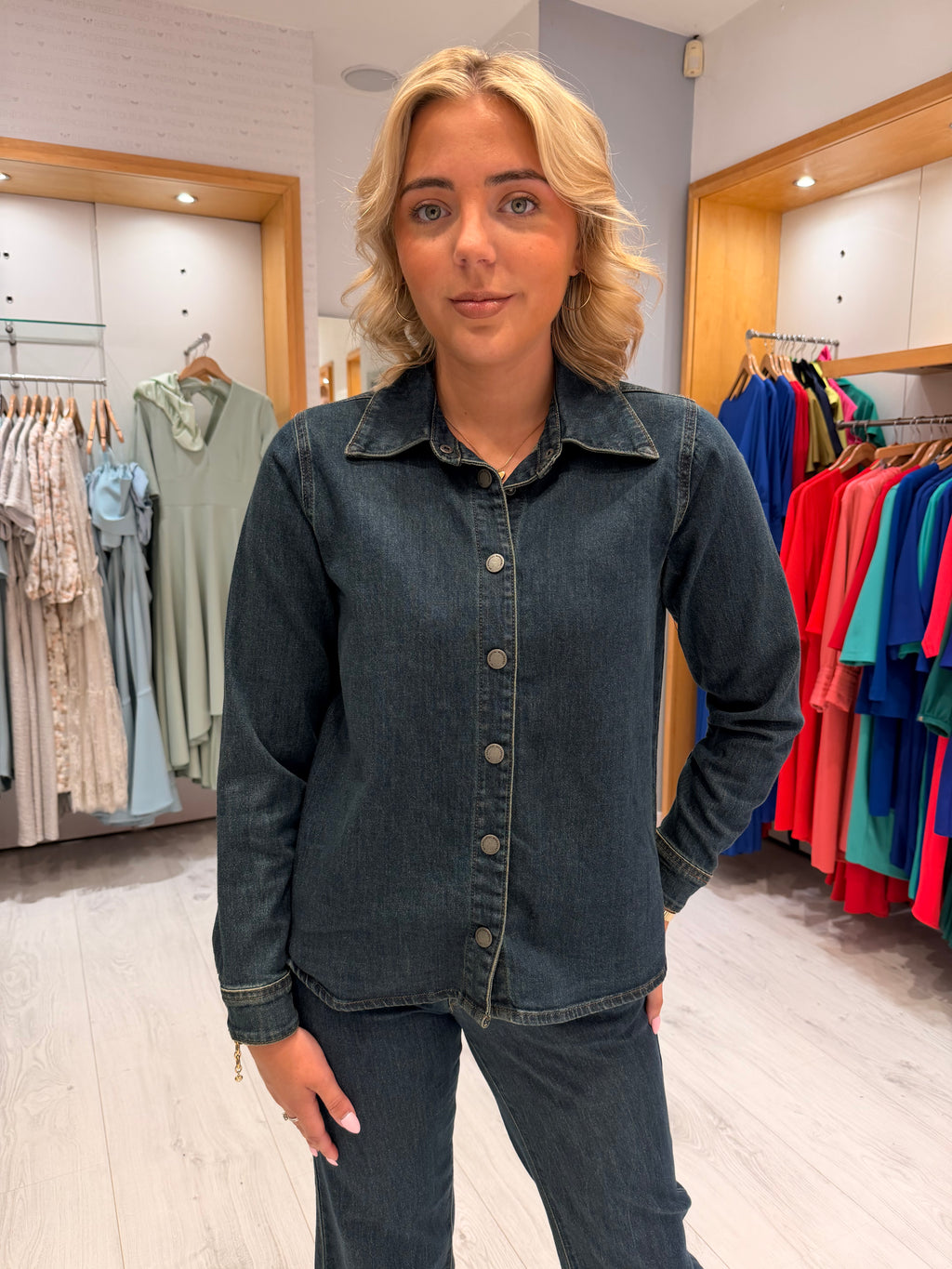 My Essential Wardrobe Denim Shirt Jacket