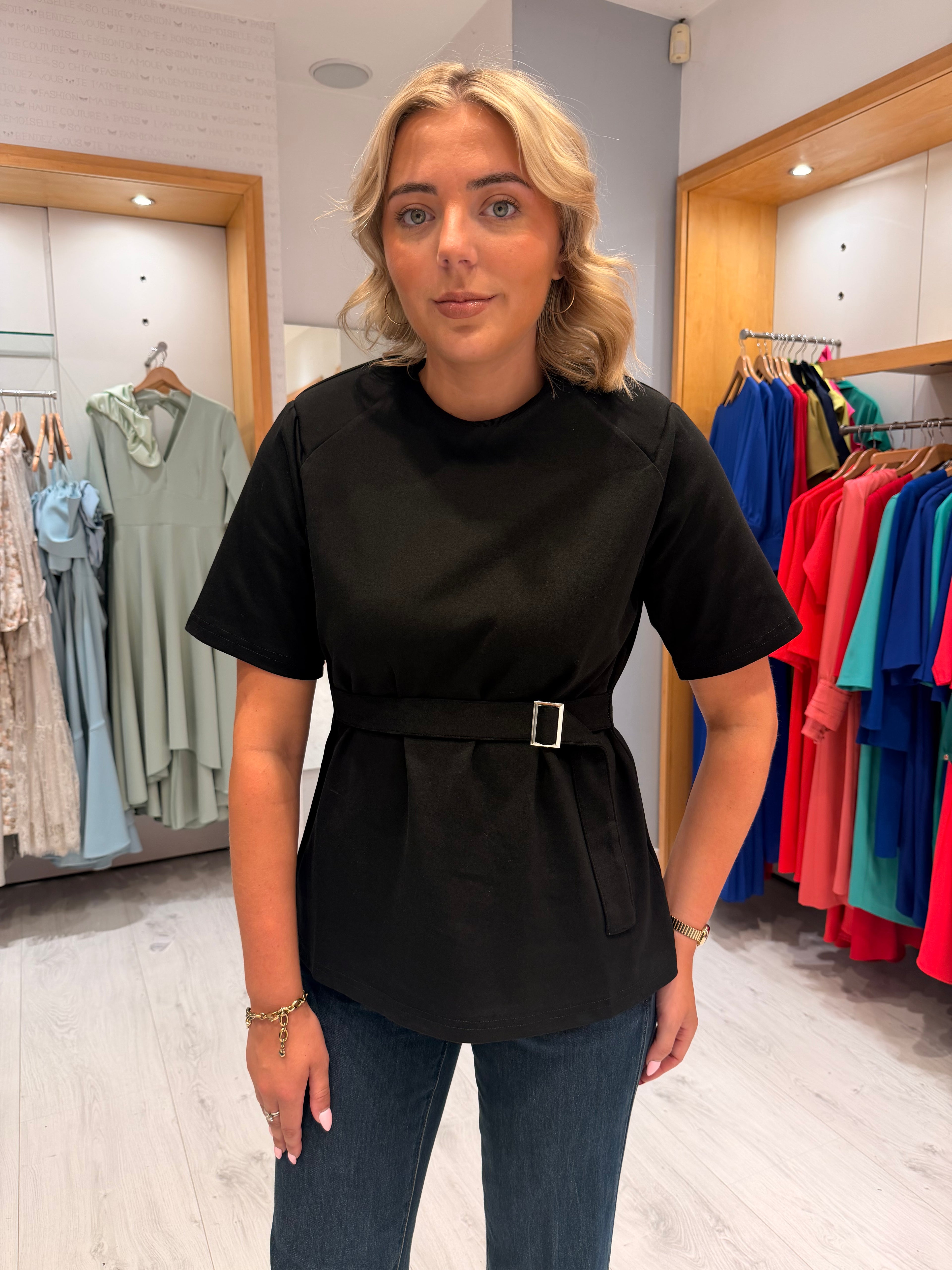 My Essential Wardrobe Black T-Shirt